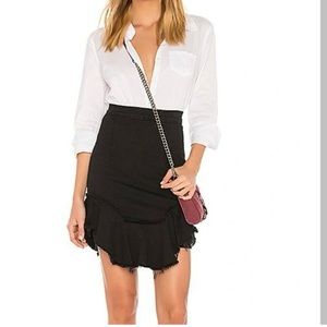 McGuire Catroux Black Denim Skirt